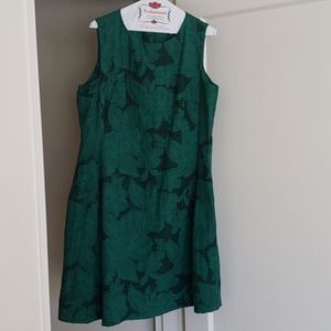 Eva Mendes green dress